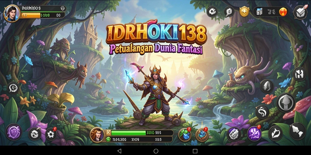 Tampilan gameplay petualangan yang mendebarkan di IDRHOKI138.