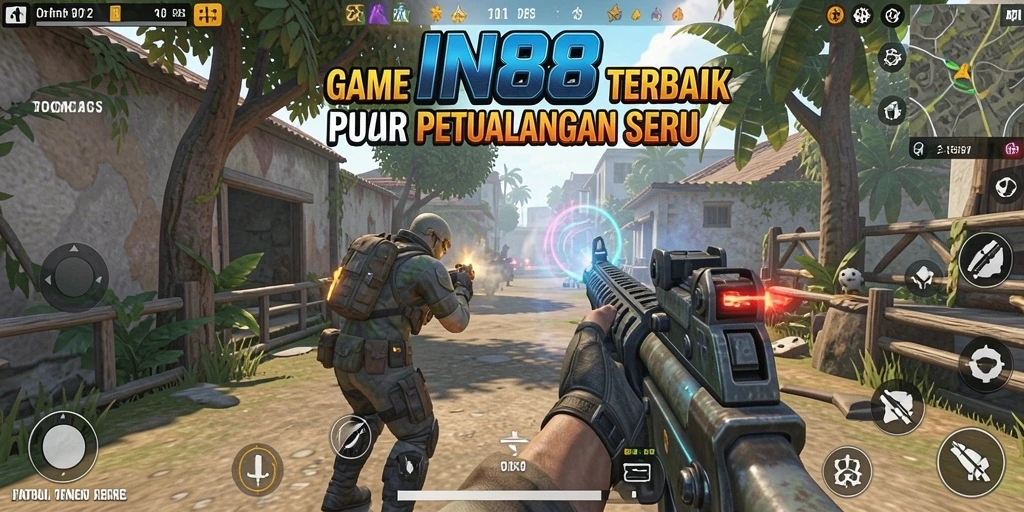 Gameplay menegangkan dari IN88 dalam mode TPS yang intens.