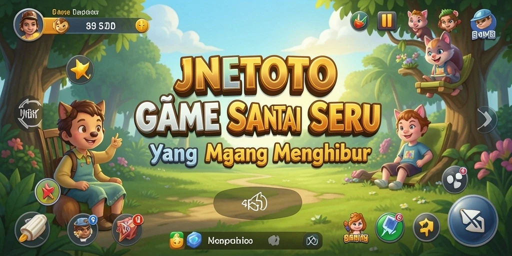 Tampilan gameplay JNETOTO yang penuh warna dan menyenangkan.
