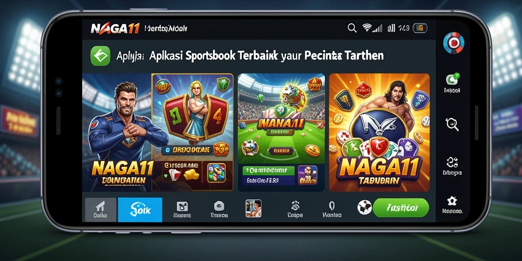 Tangkapan layar NAGA11 menampilkan pengalaman taruhan menarik dalam aplikasi Sportsbook.