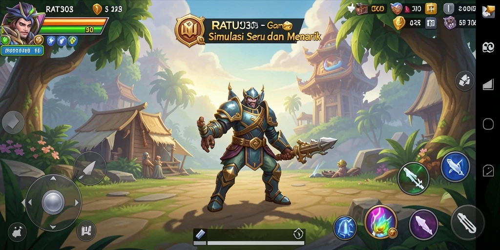 Tampilan gameplay RATU303 yang menakjubkan dan penuh detail.