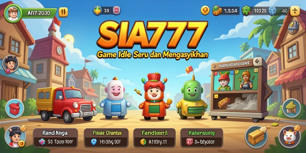 Tampilan gameplay SIA777 yang menarik dan ceria.